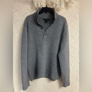 Banana Republic Gray lambswool and cashmere Sweater